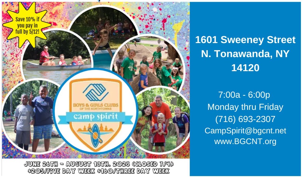 Boys and Girls Clubs of the Northtowns Camp Spirt